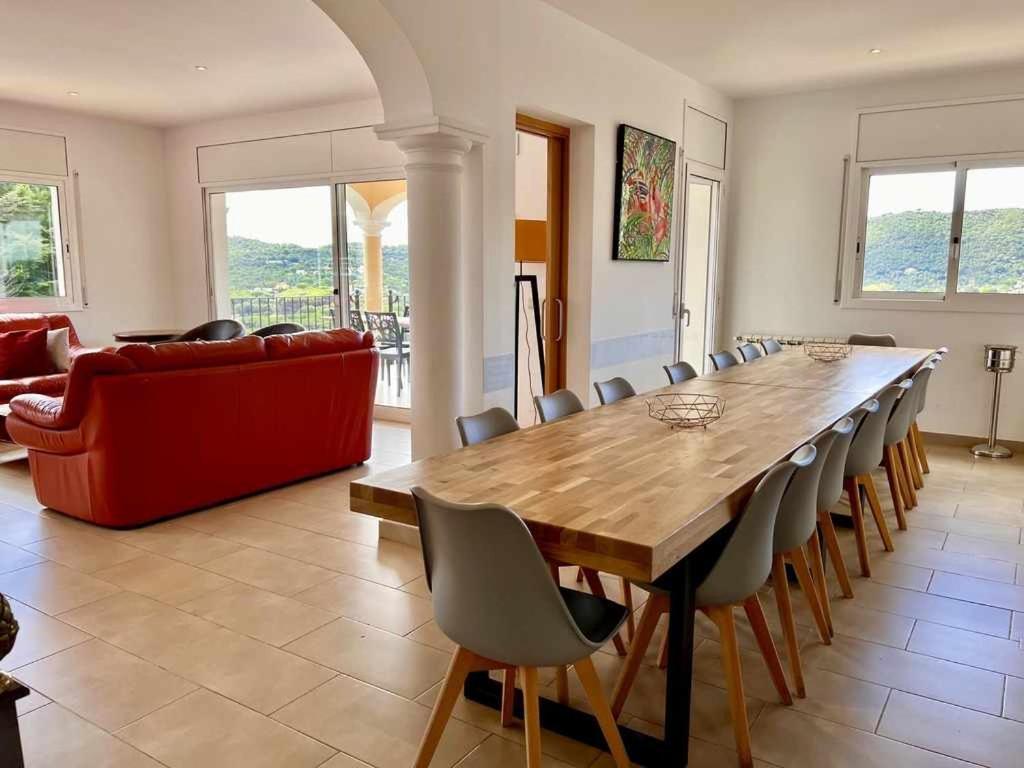 Casa Mas Ambros Con Piscina Desbordante Villa Calonge  Bagian luar foto