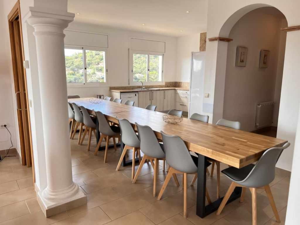 Casa Mas Ambros Con Piscina Desbordante Villa Calonge  Bagian luar foto