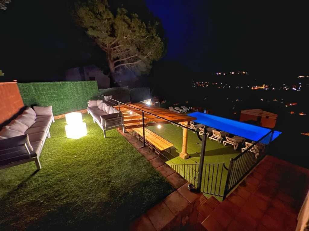 Casa Mas Ambros Con Piscina Desbordante Villa Calonge  Bagian luar foto
